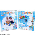 Mini Shopping Cart & Building Blocks Playset – 100-Piece Creative Fun for Kids!