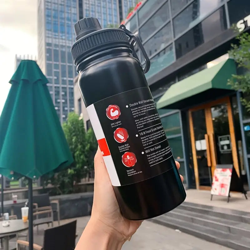 Vacuum Insulated Steel Water Bottle – Imported Premium Temperature Control for Everyday Use!