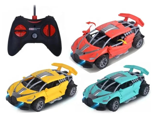2.4GHz RC Drift Racing Car with Real Smoke & Rechargeable Battery - High Speed Remote Control Toy Car for Kids & Adults, Off-Road Stunt Vehicle for Boys & Girls