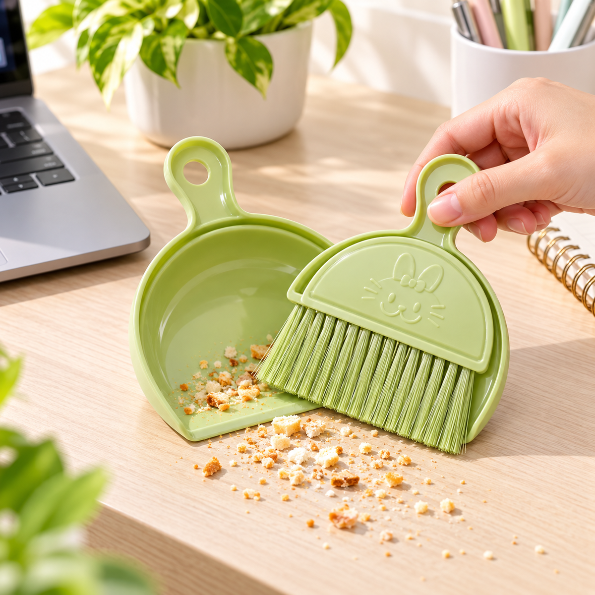 Cute Mini Dustpan & Brush Set