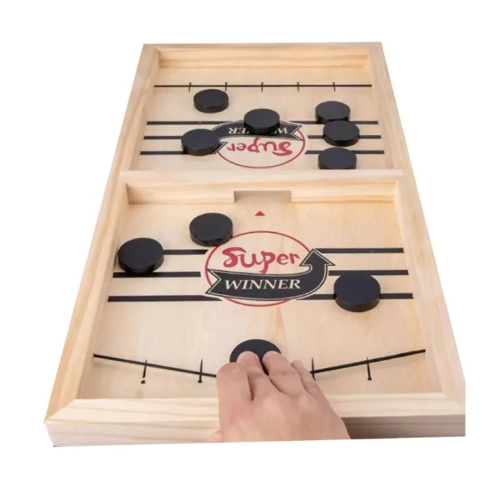 Pucket Board Game – Fast-Paced Wooden Table Game for Kids & Adults!