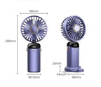 Portable Mini Fan – 1200mAh USB Rechargeable with LED Light!