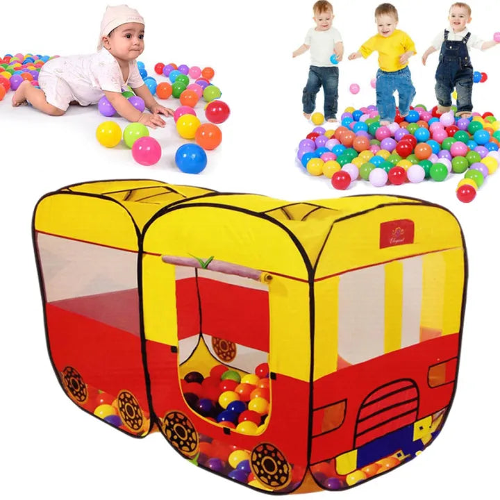 Magic Pop-Up Play House for Kids - Instant Indoor/Outdoor Foldable Tent with Carry Bag