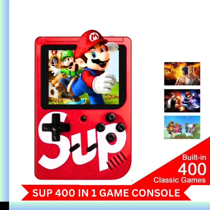 SUP Game Box Plus – 400-in-1 Retro Console with TV Connectivity!