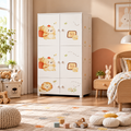 Wide Kids Storage Cupboard – 2 Large and 1 Small Door
