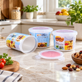 Small Round Lockable Food Storage Container