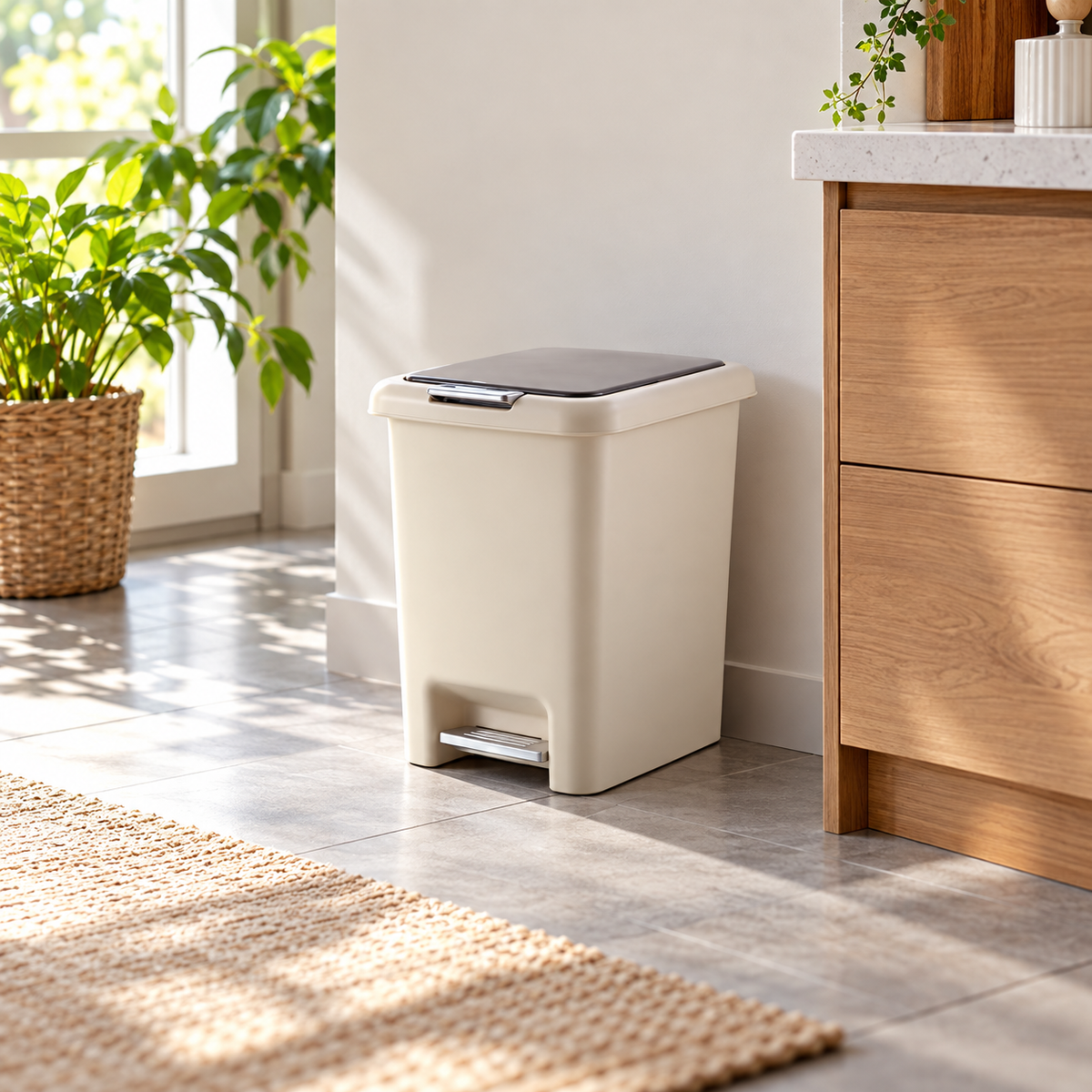 10L Two-Way Pedal Waste Bin