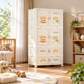 Bear Design Kids Storage Cupboard – 2 Large and 2 Small Doors