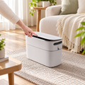 ECOCO 12L Slim Narrow Waste Bin – Black
