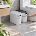ECOCO 12L Slim Narrow Waste Bin – Grey