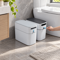 ECOCO 8L Slim Narrow Waste Bin – Grey