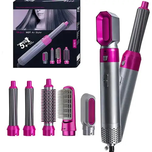 Hair Dryer 5-in-1 Multifunctional Styling Kit - All-in-One Blow Dry & Styling Set