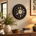 Heritage Vintage Roman Numeral Wall Clock – 18 Inch