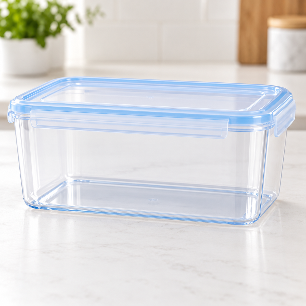 Large Rectangular Airtight Food Storage Container with Locking Lid – 3.6L