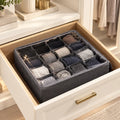 Transparent Grid Drawer Organizer for Watches & Accessories