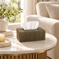 Modern Linear Texture Tissue Box Cover