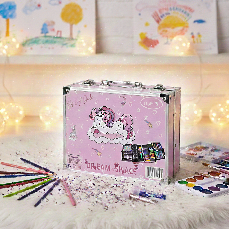 133 Piece Art Kit - Best Creative Gift for Little Artists