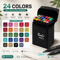 Master Artist's Alcohol Ink Markers — Copic Twin, Dual-Tip, Studio-Quality Blending