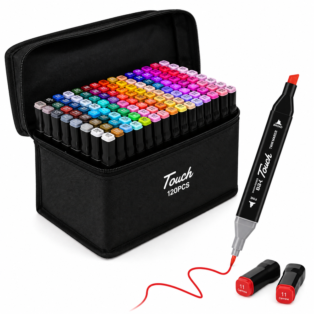 Master Artist's Alcohol Ink Markers — Copic Twin, Dual-Tip, Studio-Quality Blending
