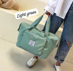 Foldable Waterproof Travel Tote Bag – Large Capacity Lightweight Handbag