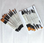 Keep Smiling 12 PCS Artist Brush Set | Premium Paint Brushes for Acrylic, Watercolor & Oil Painting