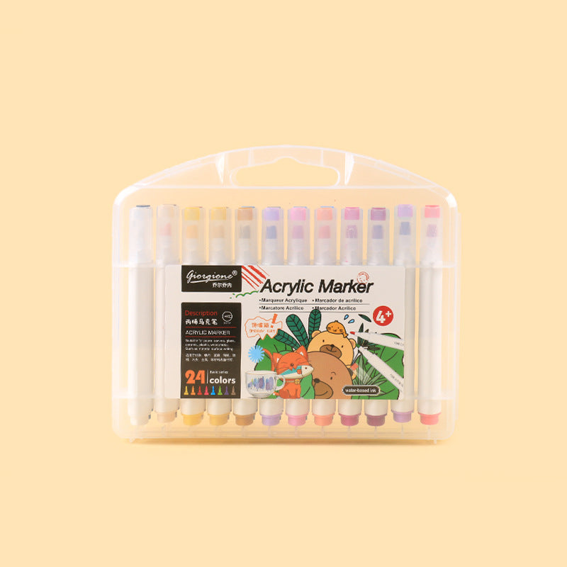 Giorgione Acrylic Markers - 24, 36, 48 sets! Vibrant colors for art & craft!