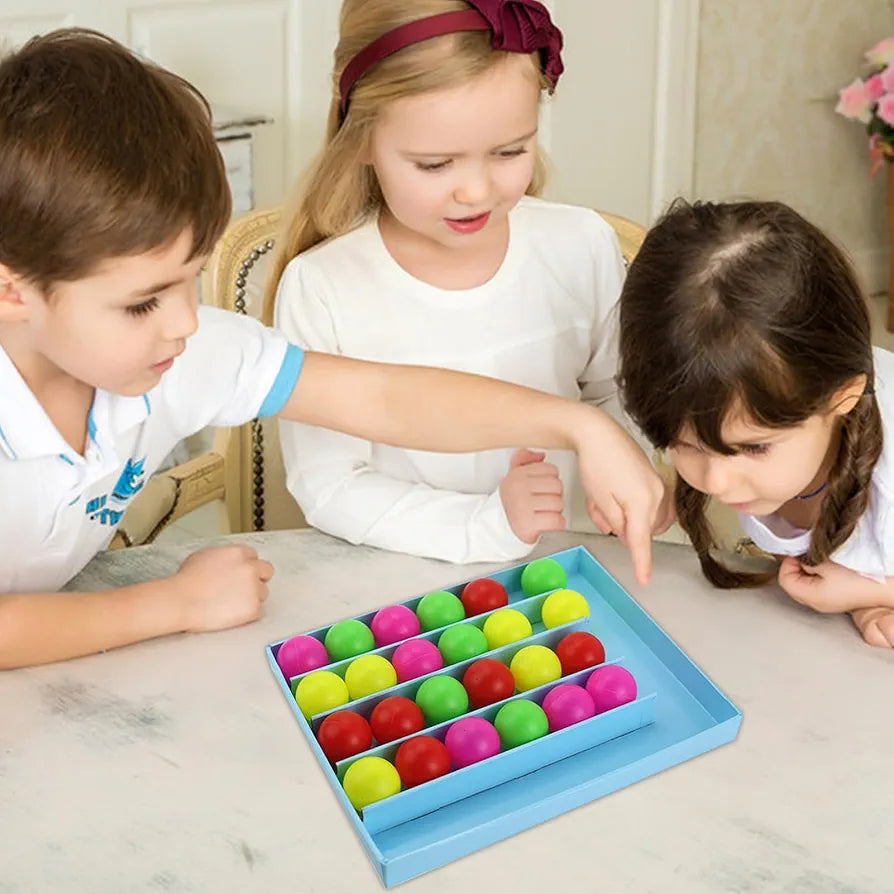 Color Ball Challenge Board Game – Educational Sorting & Logic Toy for Kids