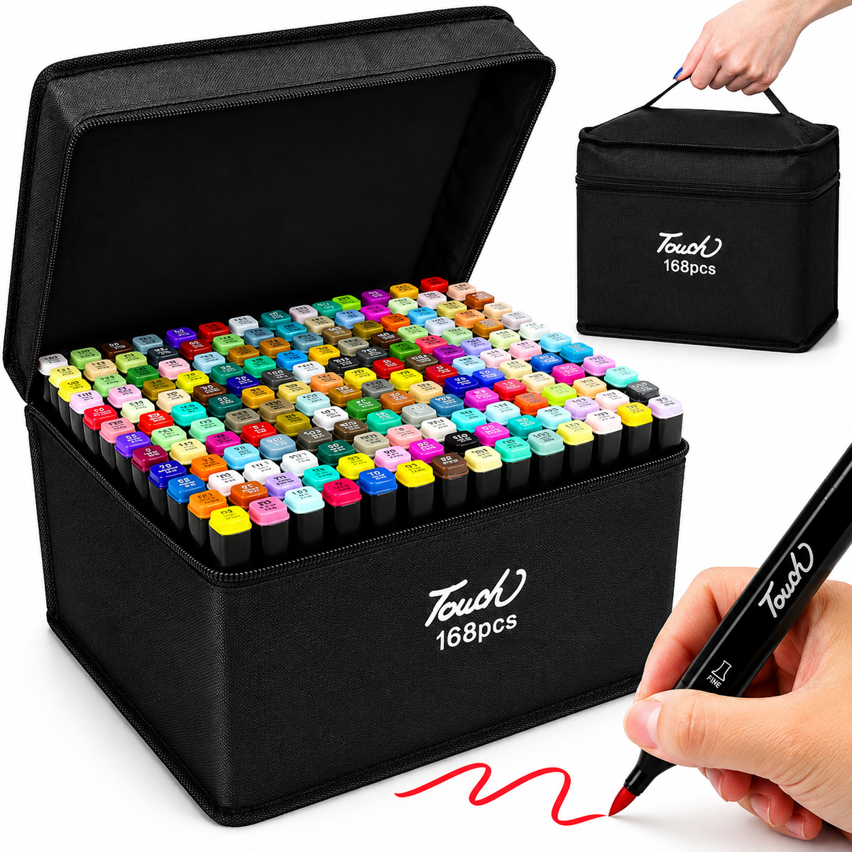 Master Artist's Alcohol Ink Markers — Copic Twin, Dual-Tip, Studio-Quality Blending