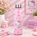 Hello Kitty Insulated Water Bottle for Girls | Stainless Steel Hot & Cold Bottle (500ml)