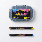 Unleash Your Creativity with Acrylic Dual-Tip Markers - Sets of 12, 24, & 36