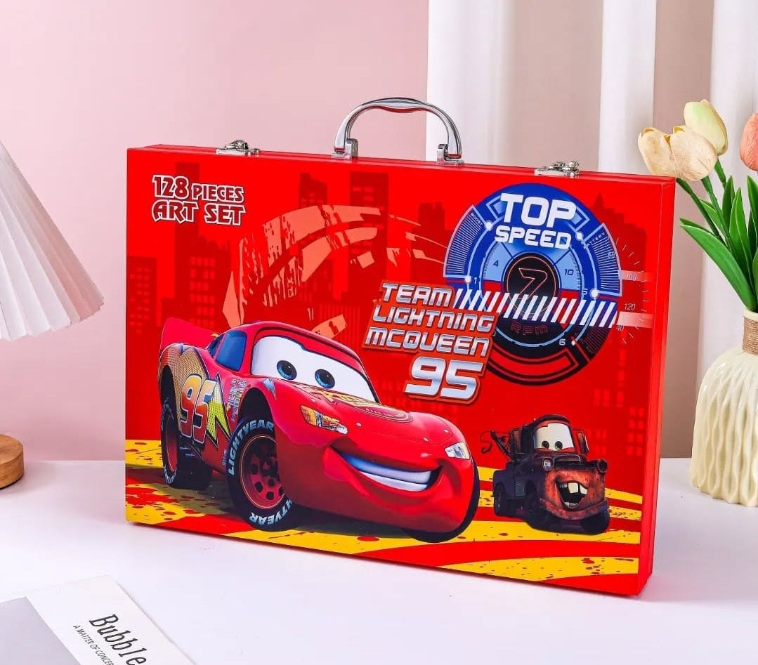 128 piece Kids' Art Sets - 4 Fun Themes!