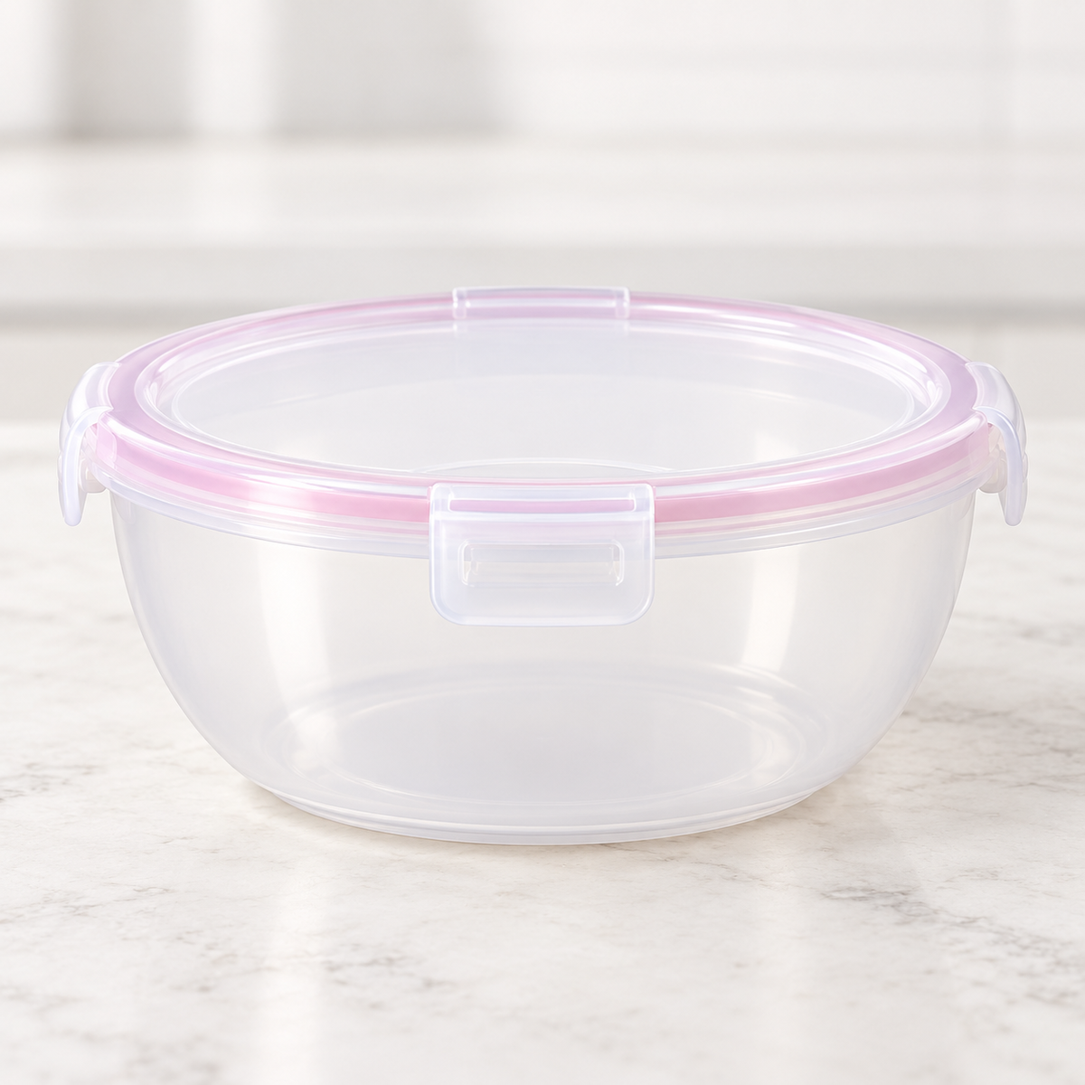 Round Airtight Food Storage Bowl with Locking Lid – 1.5L