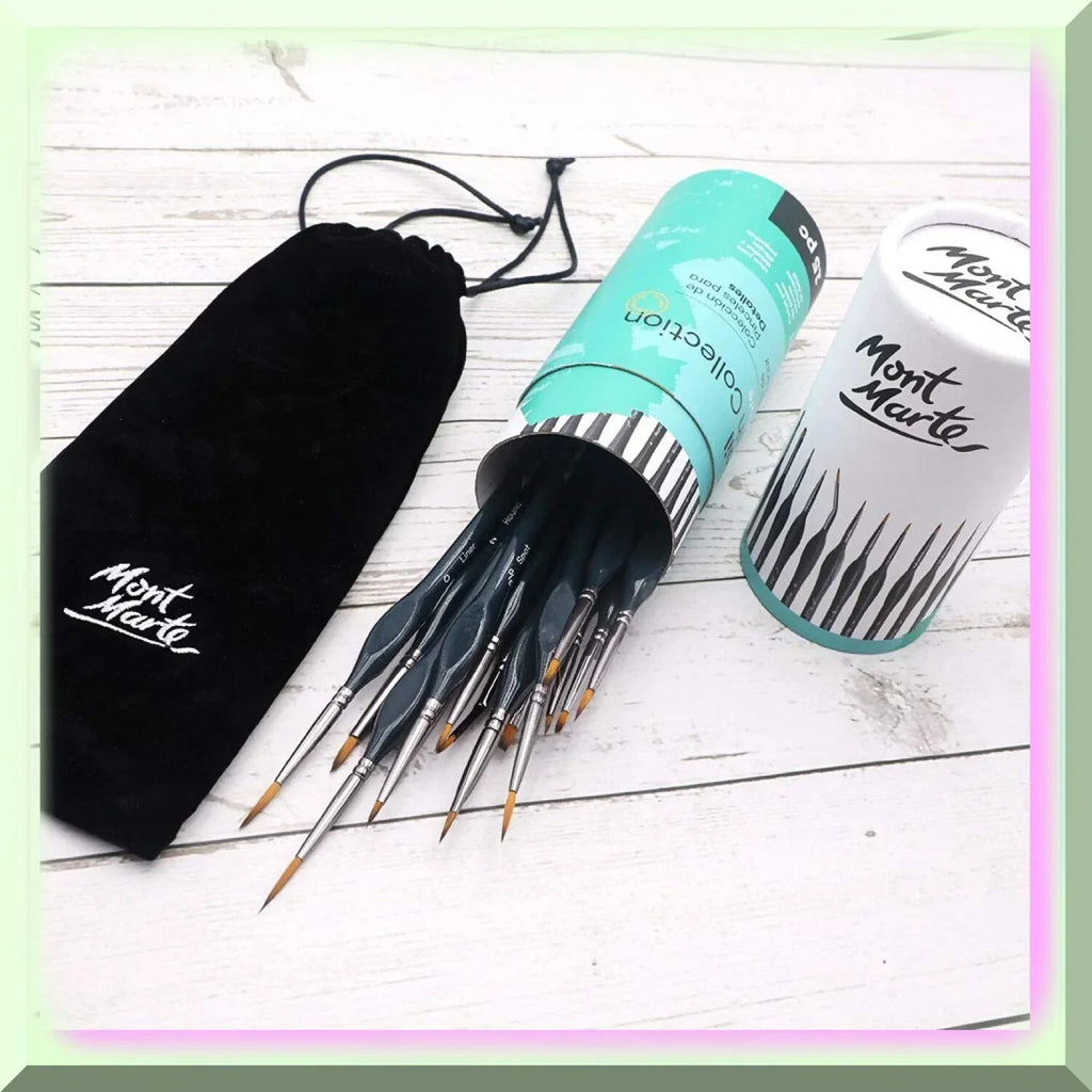 Artistic Touch Brush Set: 15-Piece Taklon Bristle Collectio