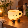 Smiling Coffee Cup Ambient Night Light