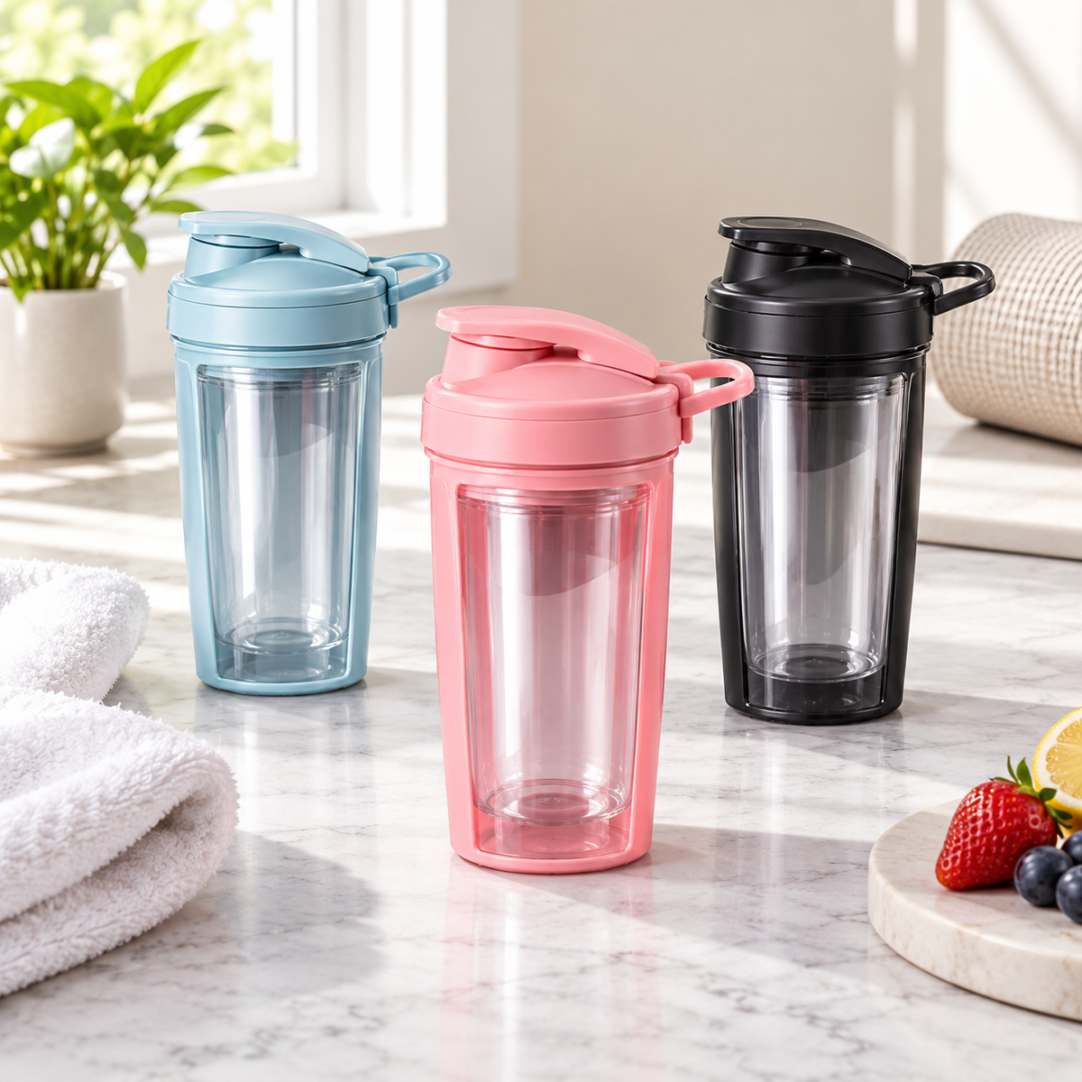 Take-Along Sports Bottle with Carry Handle