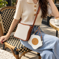 Toast & Egg Design 2-Piece Crossbody Bag Set