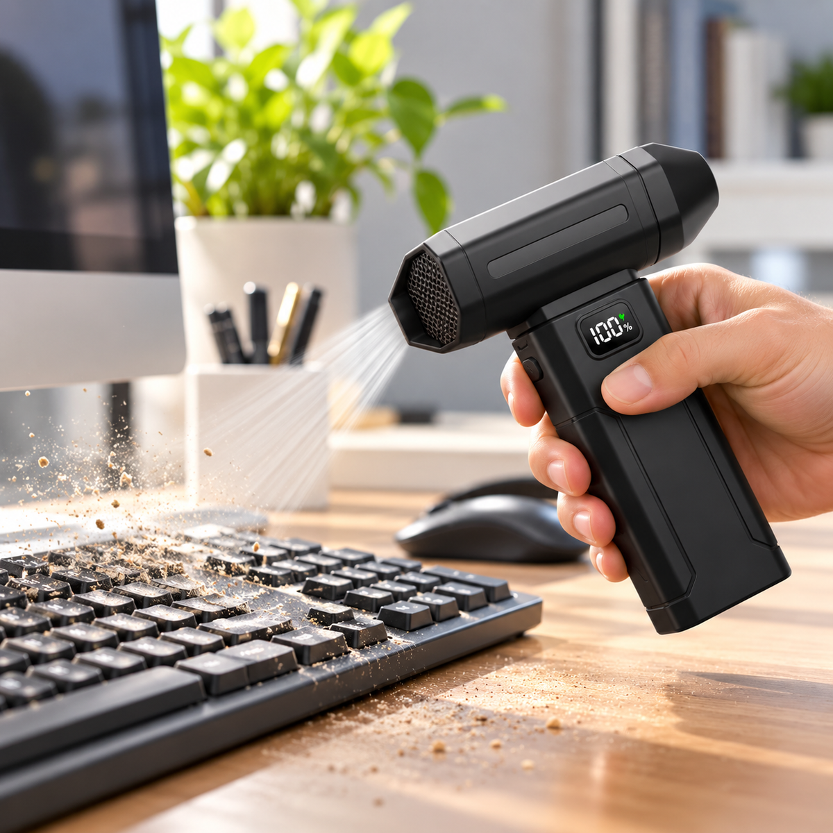 X8 Rechargeable Digital Display Handheld Turbo Blower